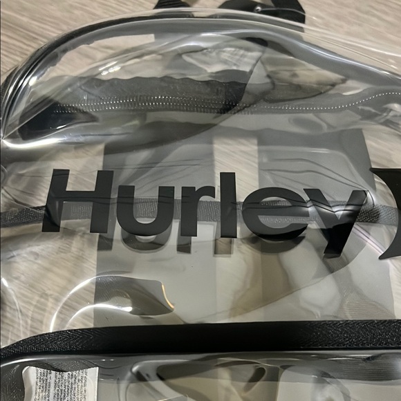 Hurley Gray and Black Backpack Transparent Design main image 6